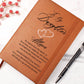 Forever Connected Personalized Leather Journal for Daughter