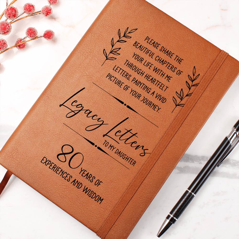 Customizable Legacy Journal Vegan Leather Notebook