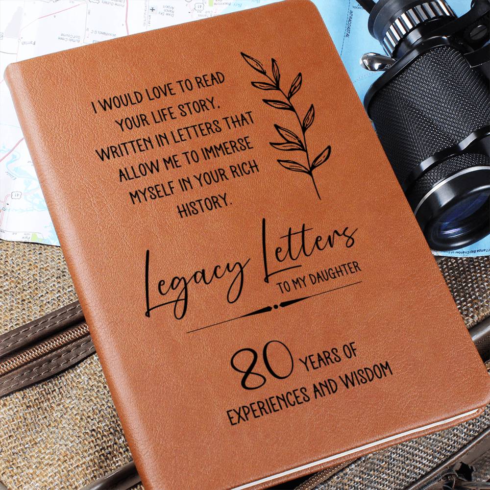 Legacy Letters Customizable Leather Journal
