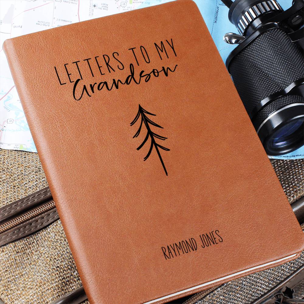 Letters to my Grandson Personalized Leather Journal, Gift for Grandson, Unique Gifts for Grandchildren