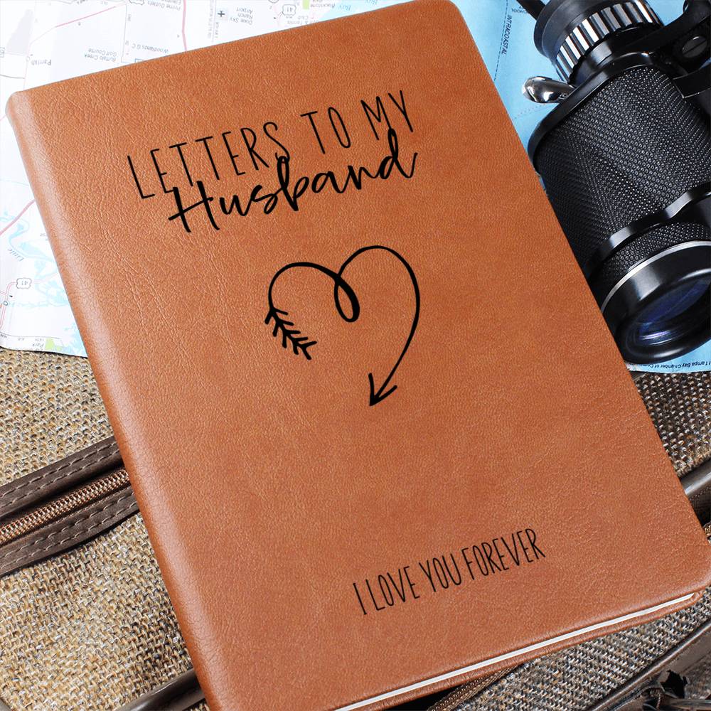 Letters to My Husband Personalized Leather Journal, Sentimental Gift for Husband Valentines Day Husband Gift Anniversary Gift Marriage Keepsake