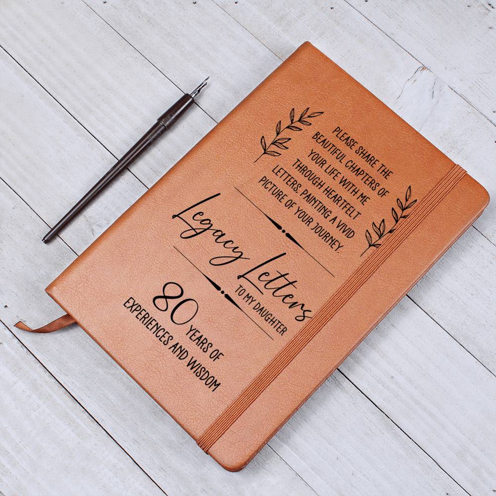 Customizable Legacy Journal Vegan Leather Notebook