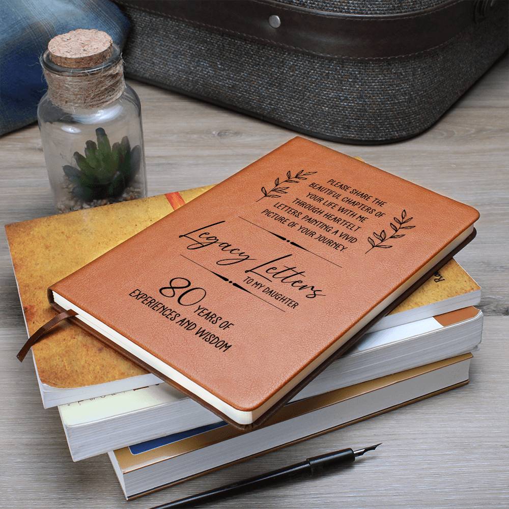 Customizable Legacy Journal Vegan Leather Notebook