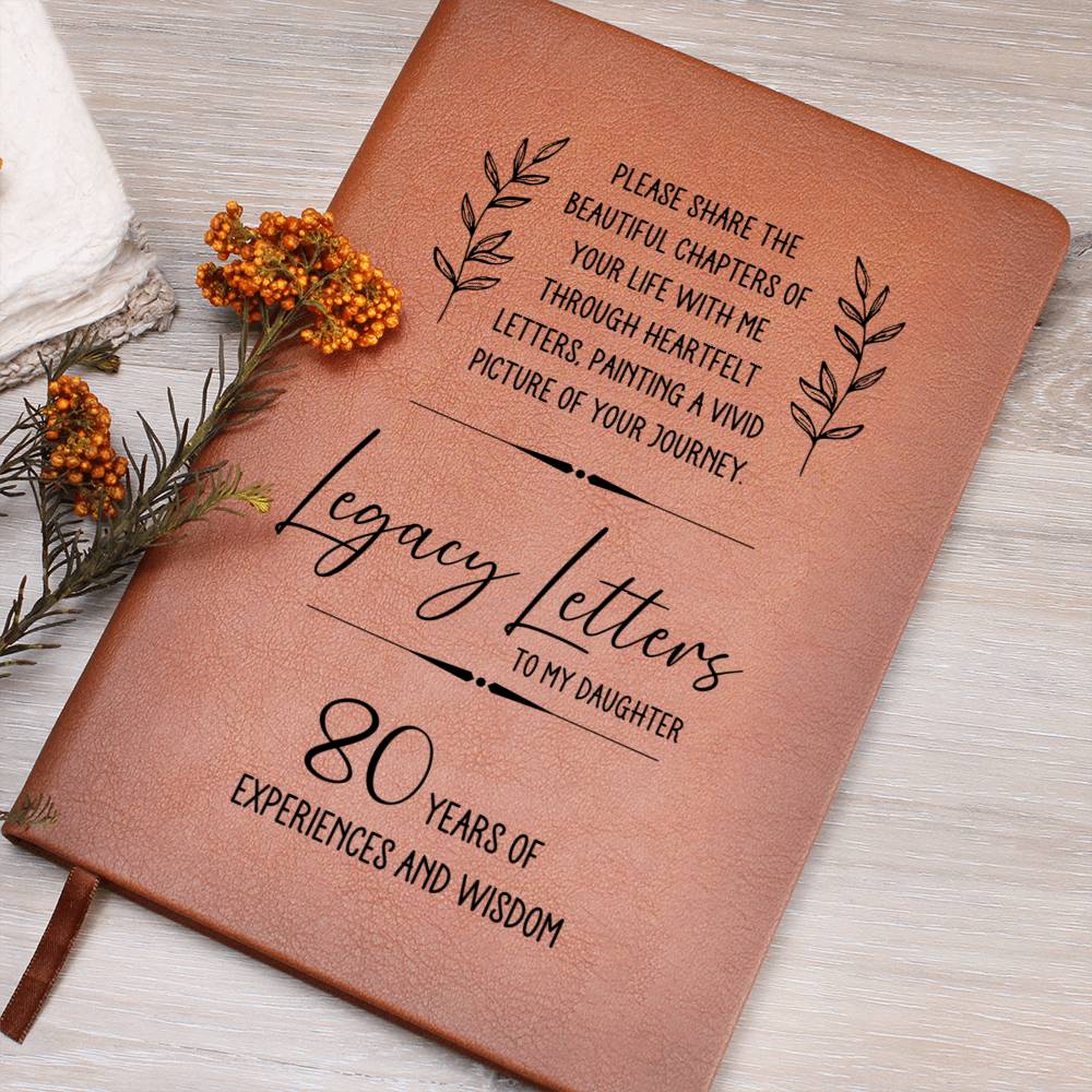 Customizable Legacy Journal Vegan Leather Notebook