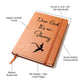 Dear God It's Me Personalized Leather Prayer Journal - Dove