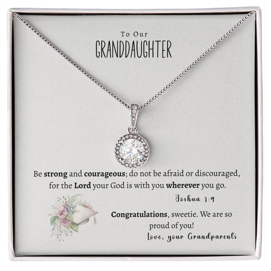 To Our Granddaughter Graduation Gift From Grandparents Eternal Hope Necklace