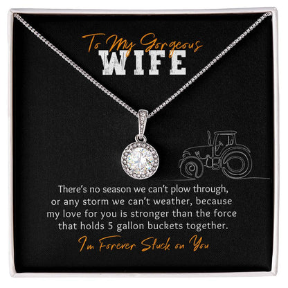Forever Stuck on You Gorgeous Wife Eternal Hope Necklace