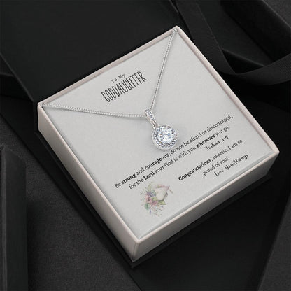 To my Goddaughter Graduation Eternal Hope Necklace