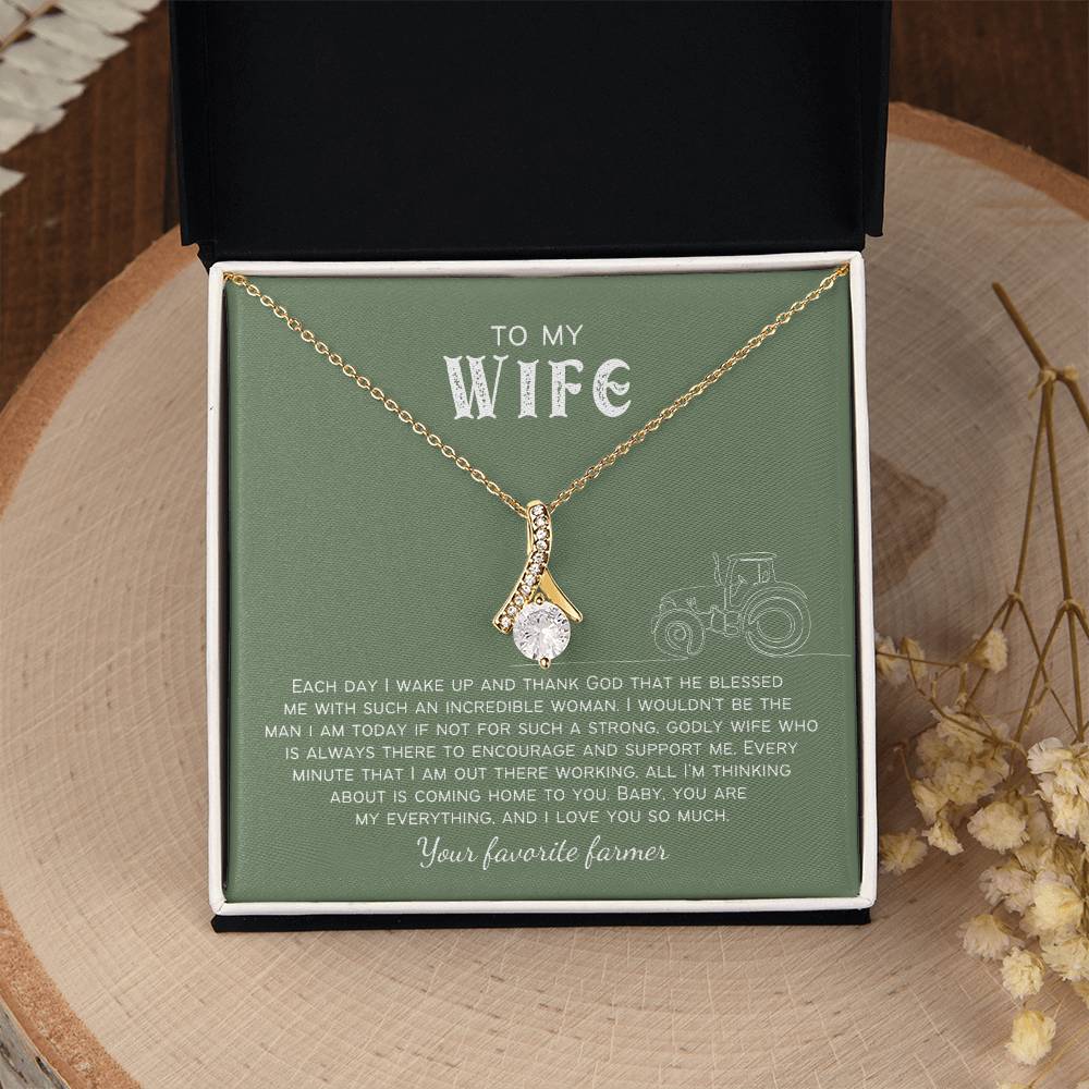 Farm Wife Personalized Alluring Beauty Necklace