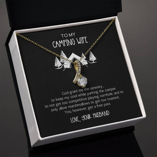 Grant Me the Serenity Camping Wife Alluring Beauty Necklace