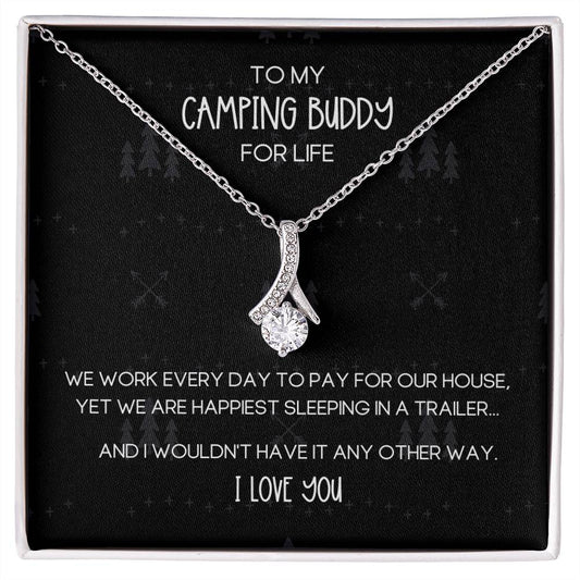 Camping Buddy for Life Alluring Beauty Necklace