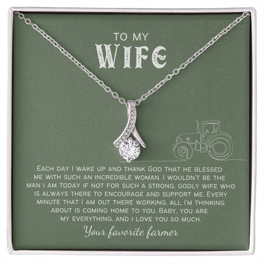 Farm Wife Personalized Alluring Beauty Necklace