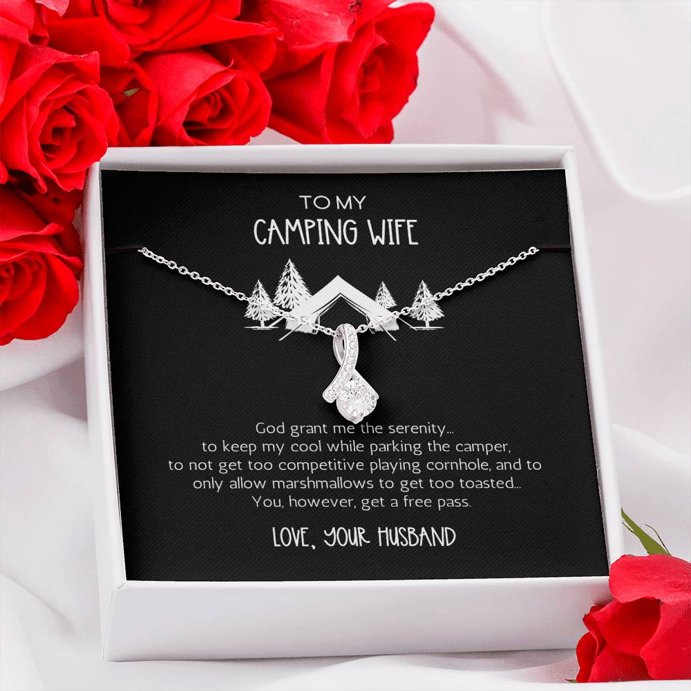 Grant Me the Serenity Camping Wife Alluring Beauty Necklace