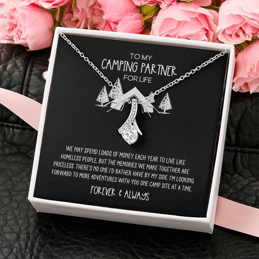 Camping Partner for Life Camping Lovers Alluring Beauty Necklace