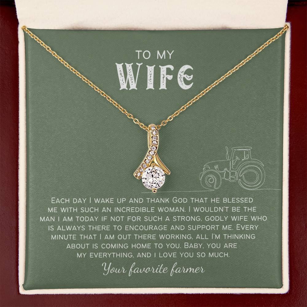 Farm Wife Personalized Alluring Beauty Necklace