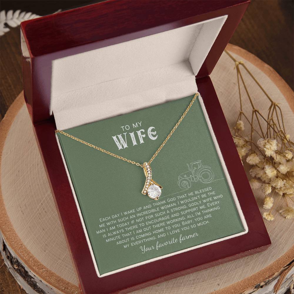 Farm Wife Personalized Alluring Beauty Necklace