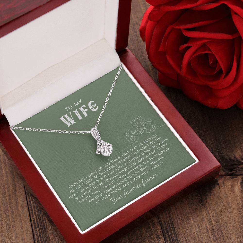 Farm Wife Personalized Alluring Beauty Necklace