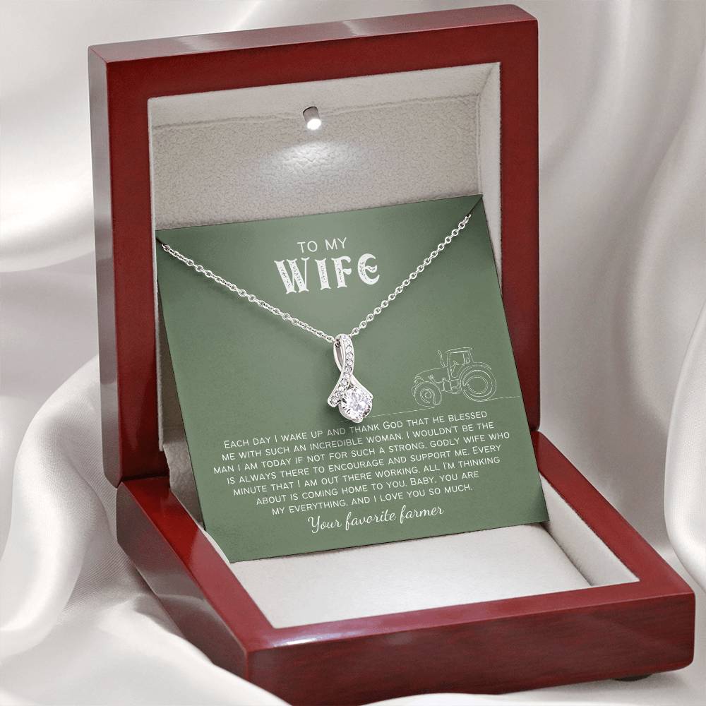 Farm Wife Personalized Alluring Beauty Necklace