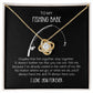 Catch Of My Life Fishing Babe Love Knot Necklace