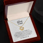 To A Beloved Friend Grieving Gift Love Knot Necklace