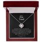 To My Dear Friend Grieving Gift Love Knot Necklace