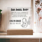 Our Angel Baby Miscarriage and Infant Loss Keepsake Plaque