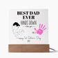 Personalized First Fathers Day Gift for New Dad Acrylic Plaque