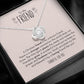 To My Friend Christian Love Knot Friendship Necklace