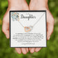 To my Daughter and Friend Graduation Gift Necklace