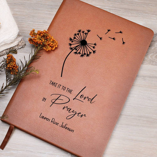 Custom Prayer Journal Leather Prayer Journal Personalized Christian Leather Notebook Church Notes Journal for New Christian Notebook