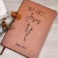 But First, Jesus Personalized Leather Journal, Custom Prayer Journal for Christian Women, Leather Notebook Christian Devotional Journal