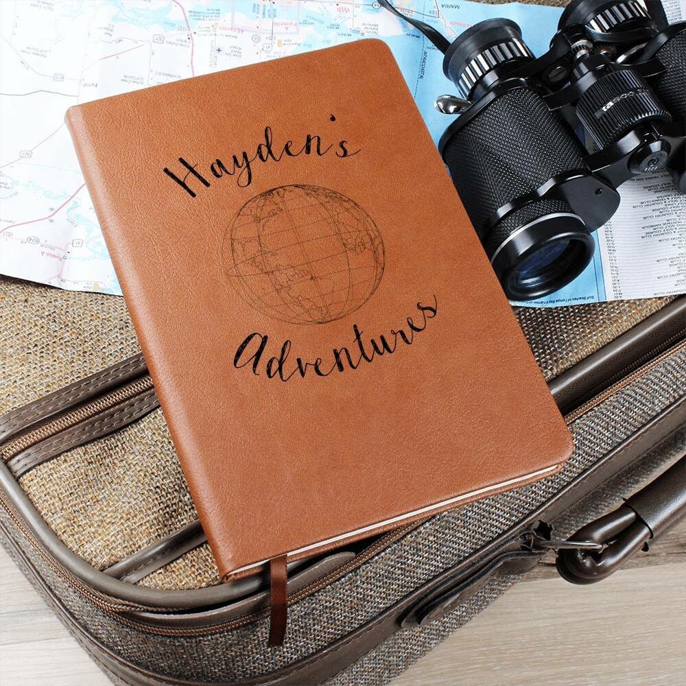 Personalized Travel Journal for Kids Leather Travel Journal Gifts for Vacation Traveling Gifts Road Trip Journal