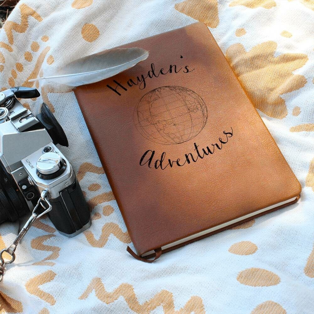 Personalized Travel Journal for Kids Leather Travel Journal Gifts for Vacation Traveling Gifts Road Trip Journal